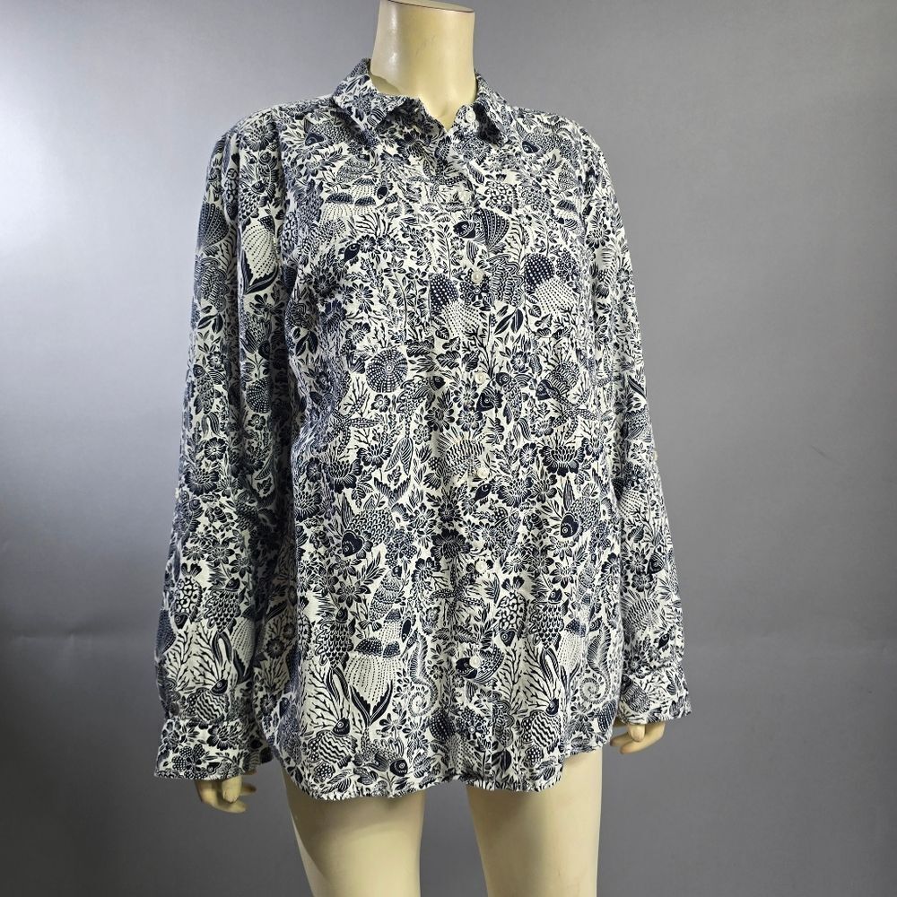 Charter club large linen top 